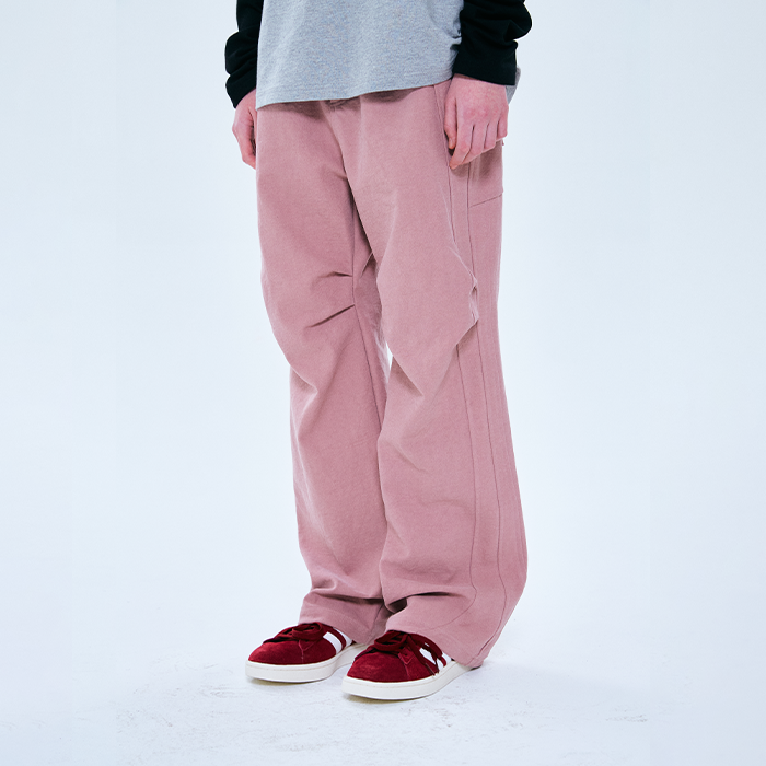 TCM スリットタックチノパンツ / TCM slit tuck chino pants (pink)thecoldestmoment/ {{  category }}