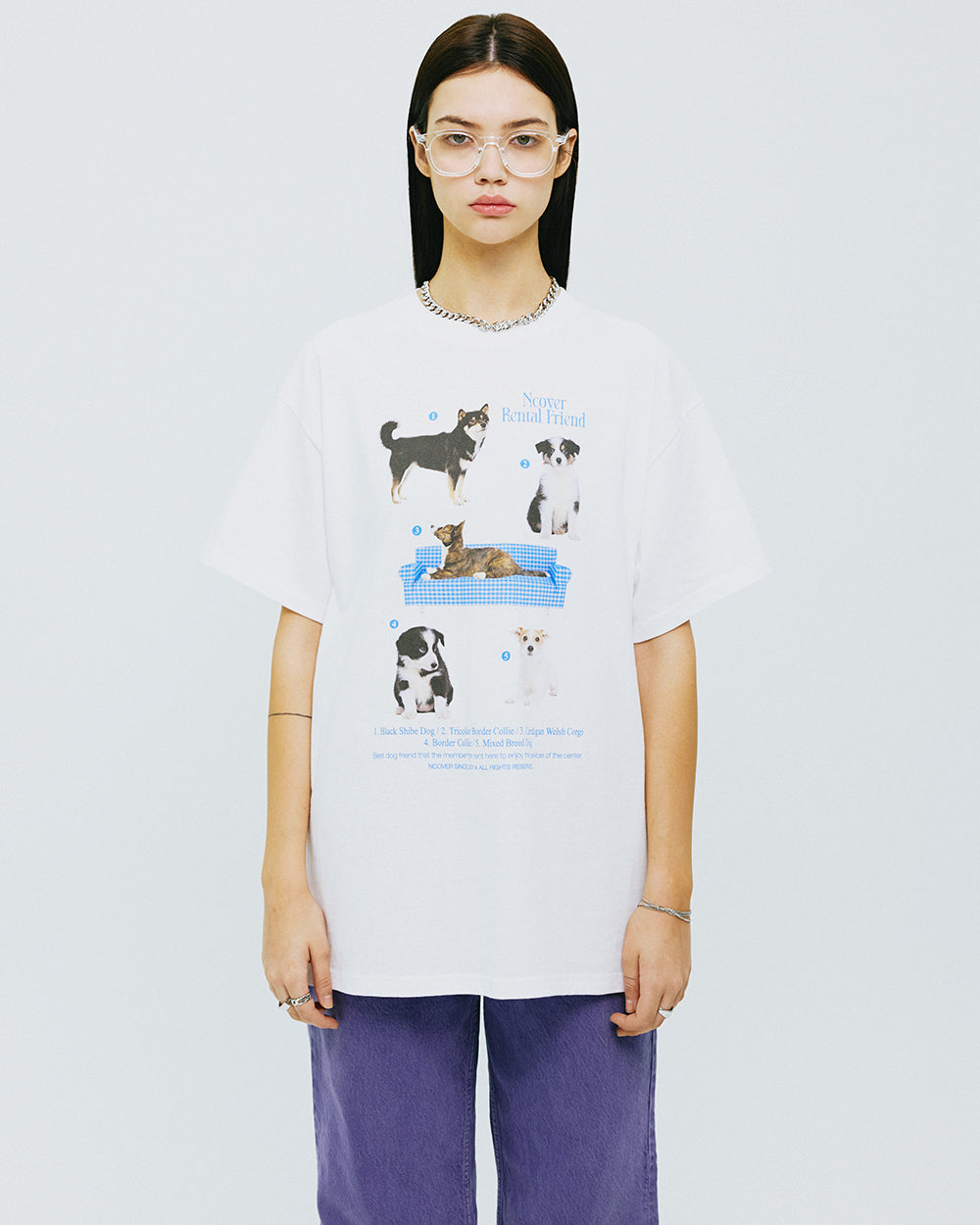 ドッグフレンドTシャツ/DOG FRIENDS TSHIRT-WHITE – 60% - SIXTYPERCENT