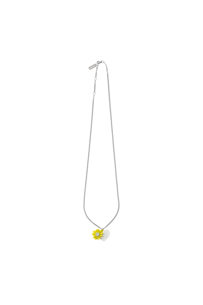 ラブリーデイジーネックレス / white lovely daisy necklace – 60