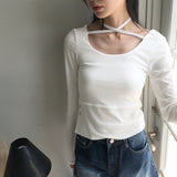 [MADE] Sint Strap Coloring Button Slit Cooling Long Sleeve T-Shirt