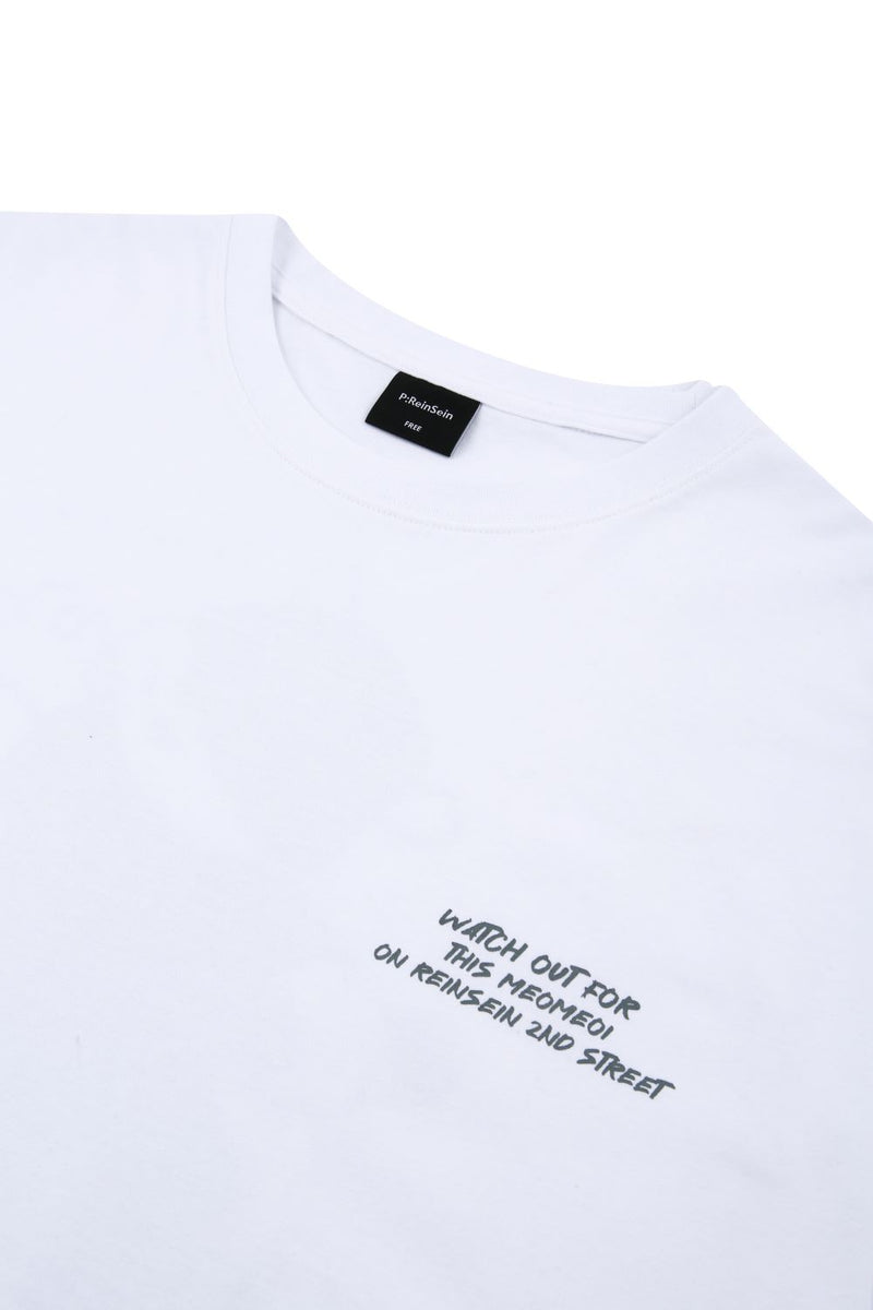 ホワイトストリート meommeo-i オーバーフィット半袖Tシャツ