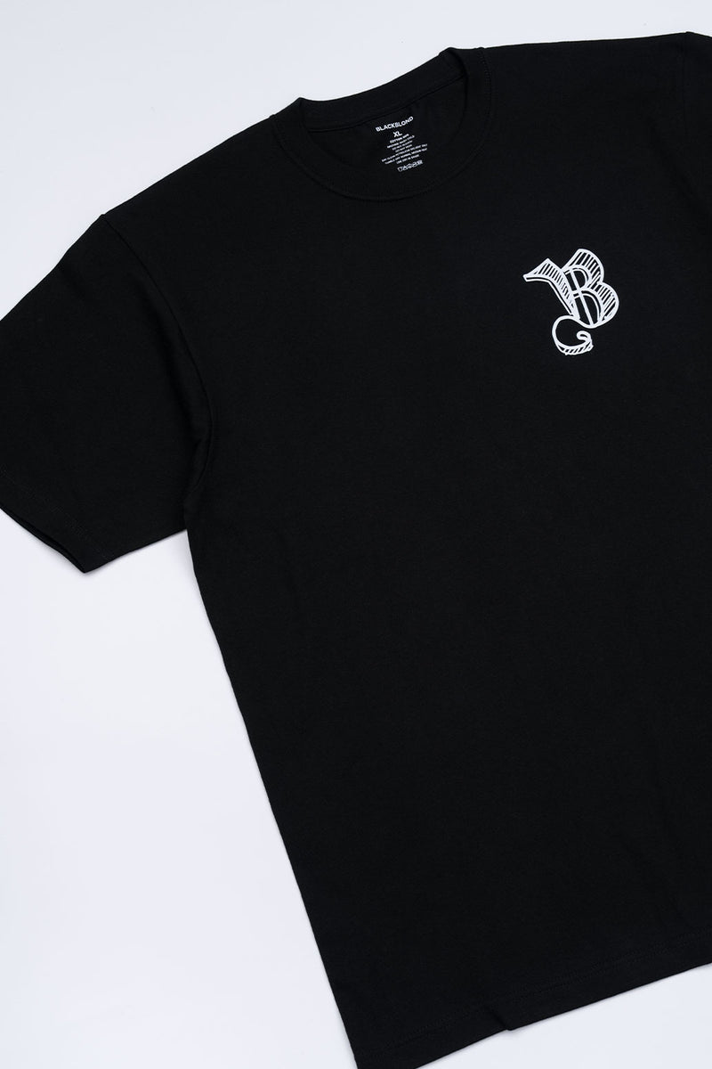 BBD スケッチロゴTシャツ(Black)