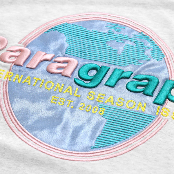 PARAGRAPH サテンパッチtシャツ