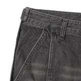 LMN lower incision wide denim pants (2 colors)