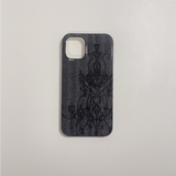 [MADE] lace black hard phone case (glossy)