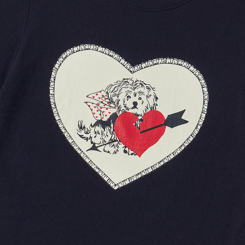 [WOMEN'S EDITION] 80'Sヴィンテージプリントロゴ 1/2 Tシャツ