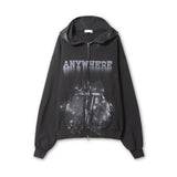 Where Painted Hooded Zip Up (3color)