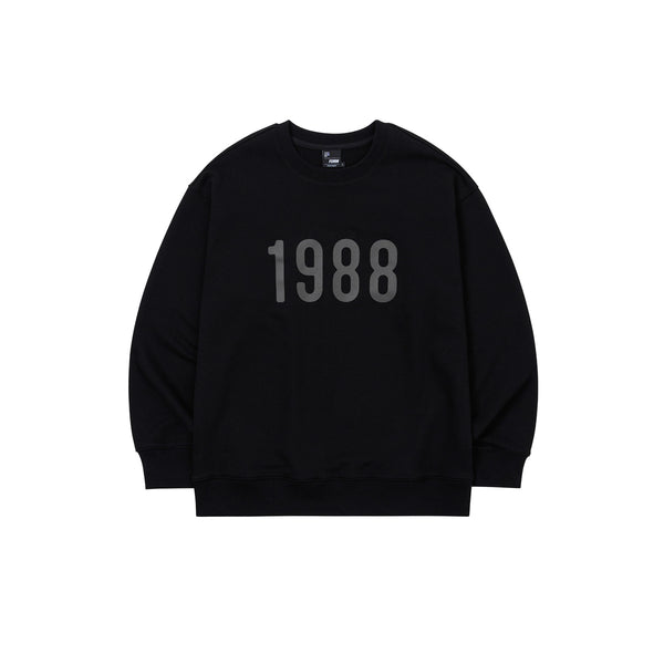 1988 レトロスウェットシャツ - BLACK