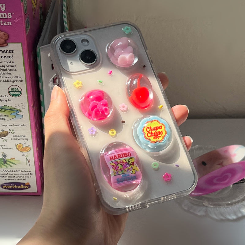 Sweet candy party resin case