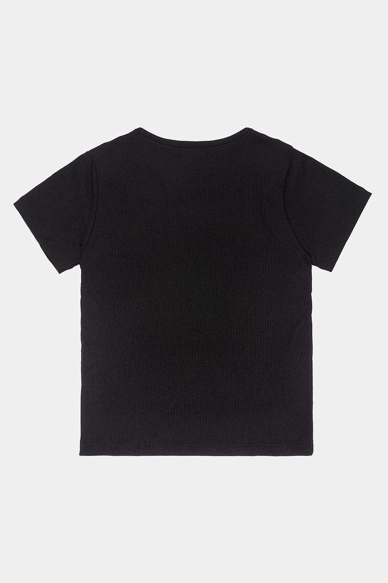 Uma layered ribbed T-shirt