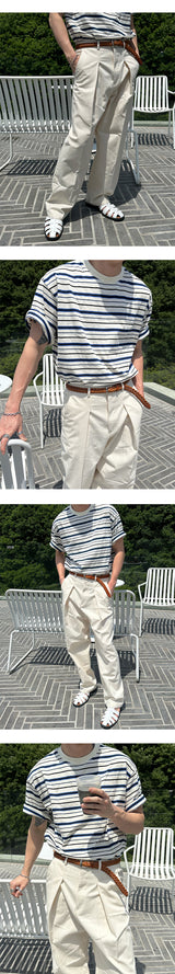 [S/S] Linen tuck half banding pants(3color)