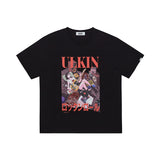 [ULKIN X Tree 13] アーティストTシャツ ロックンロール_Black