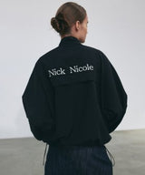 NICOLE STRING WINDBREAKER_BLACK