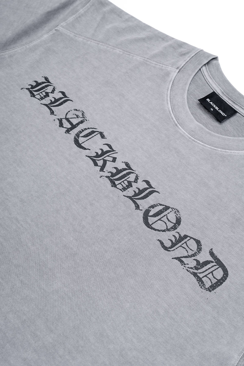 BBD クラッシュドフェイスピグメントTシャツ (Gray)
