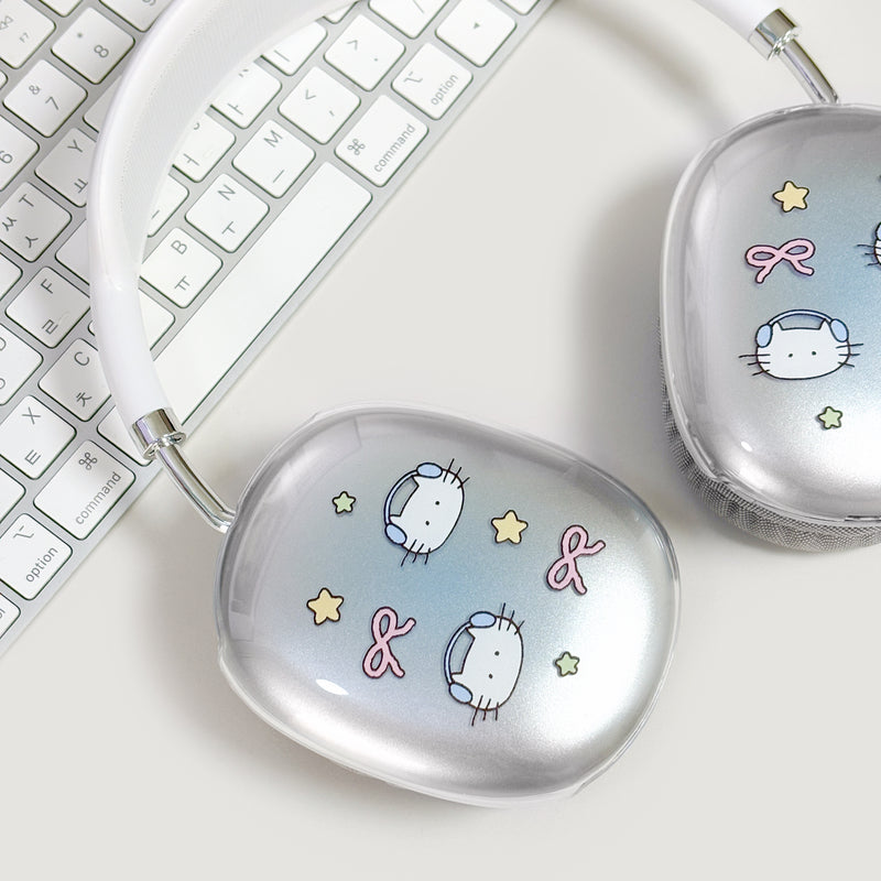 [AirPods Max] Music cat hard case (1set)