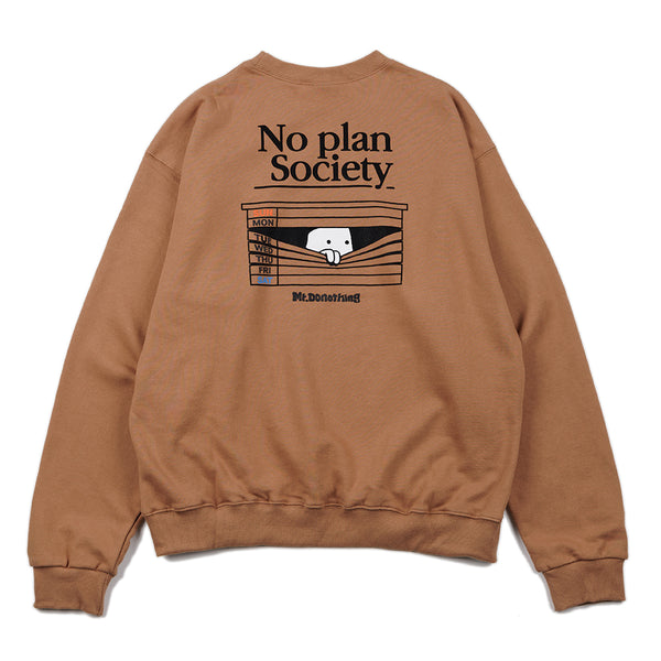 Sweatshirt_No plan_Dark Beige