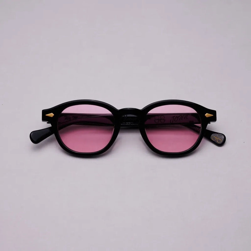 Vatic Vintage Optical Casanova John Bordeaux red lenses from the Charming John series, limited edition in gold