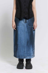 Oil washing skirt (Light Blue)