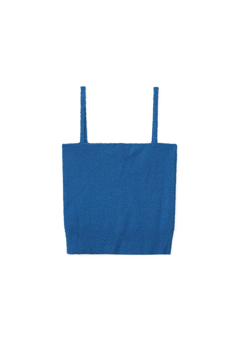 knit sc top (blue)