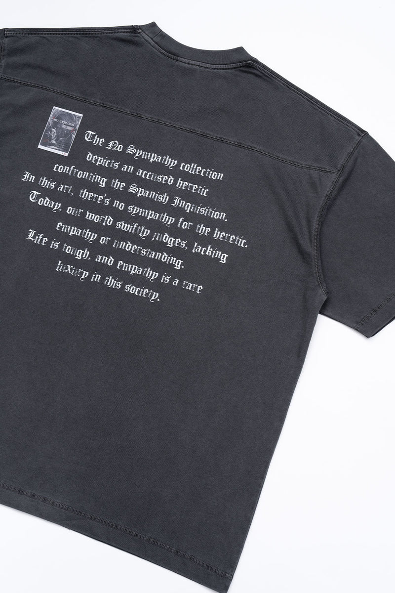BBD クラッシュドフェイスピグメントTシャツ (Charcoal)