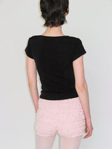 WRINKLE MICRO SHORTS_PINK
