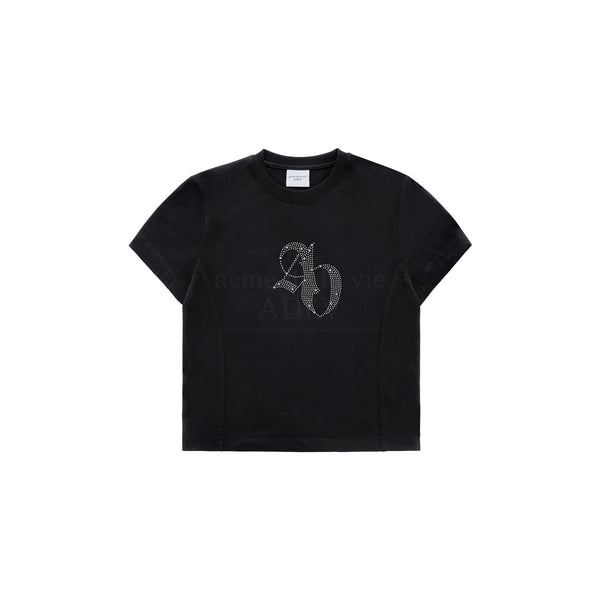 [24SS] シンボルホットフィクスクロップショートスリーブTシャツ（ブラック）