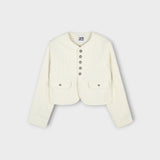 3 TAP CR Crop Tweed Jacket (2color)