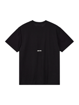Alien Head 1/2 T-Shirt Black
