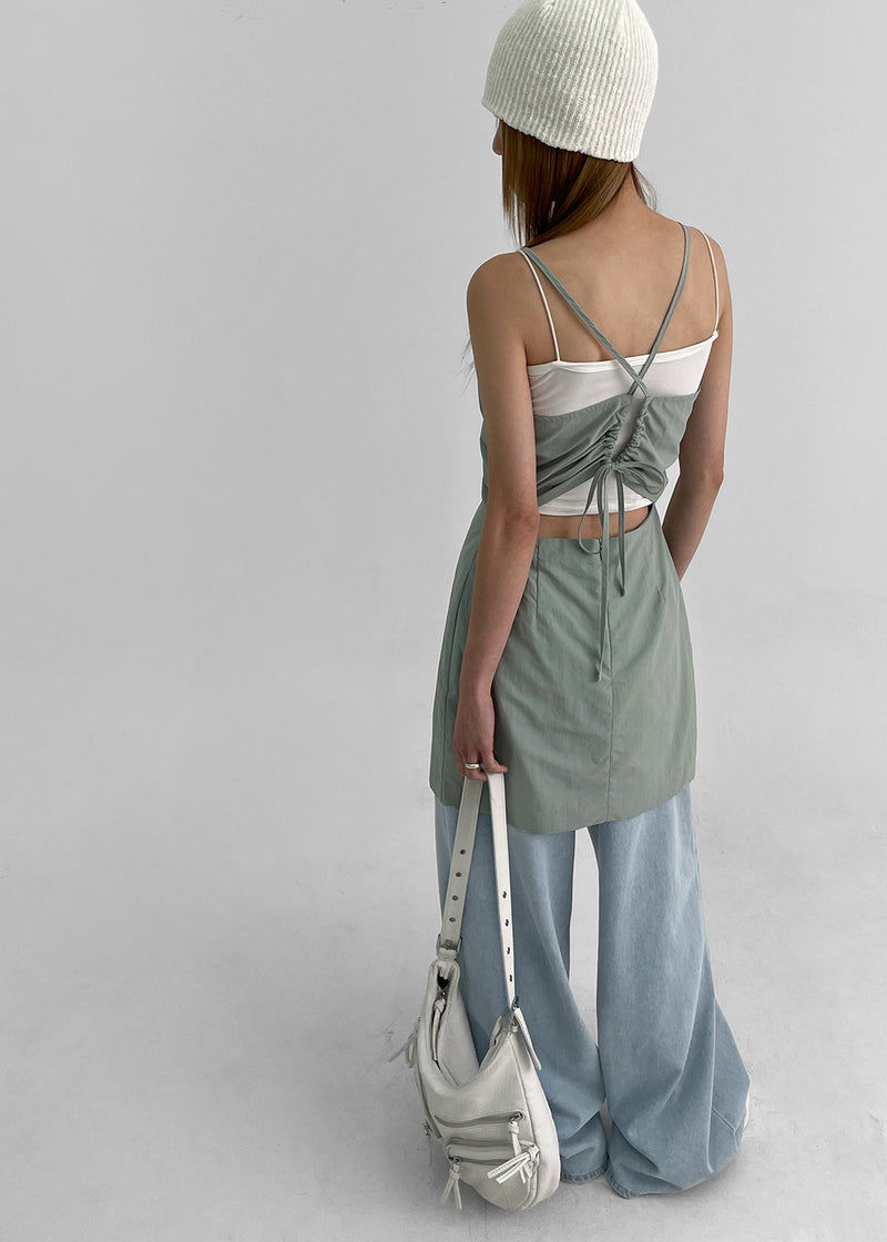 [MADE] Brisch Backstring Mini Dress