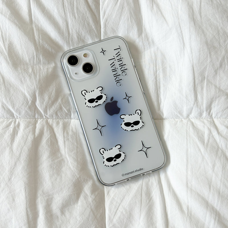 [Gel-hard] Blue PUPU puppy Phone case