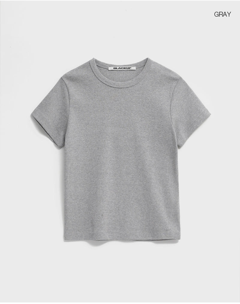[B-BASIC] Standard Round Short Sleeve T-Shirt 2SIZE