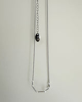 パールアンドパイプネックレス/pearl and pipe necklace