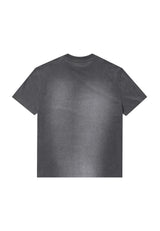 ピグメントレタリンググラフィックTシャツ - CHARCOAL