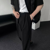 CR Clock Two-Tuck Wide Pants (2 colors)