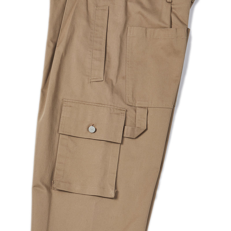 [COLLECTION LINE] ARCHIVE 90'S MILITARY BELTED CARGO PANTS BEIGE