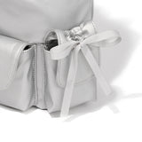 RIBBON POINT MINI BACKPACK [SILVER]