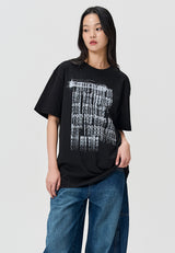 Typo Graphic T-shirt - BLACK