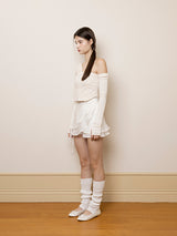 ケイトラップスカート / Kate wrap skirt (White)