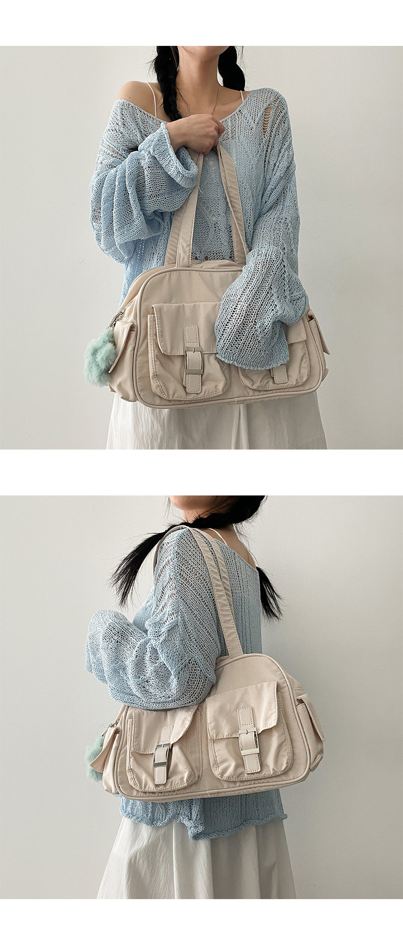 An B-Pocket Shoulder Bag