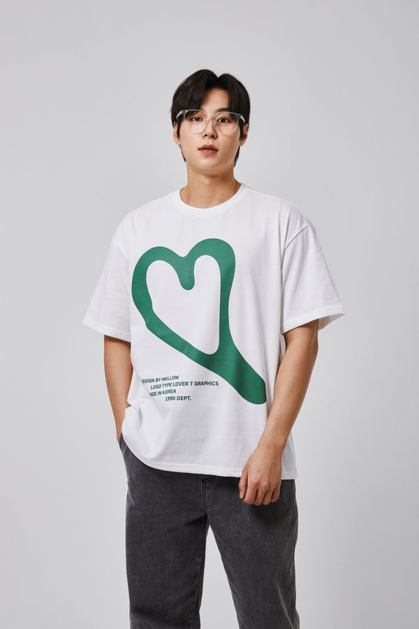 U99 Lover T-shirts White(green)