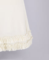 [Made] Cupid ruffle dress / Cream