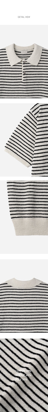 [S/S] Stripe boucle kara knit(3color)