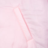 [UNISEX] Reversible "WORLD PEACE" Padded Bomber Jacket (Light Pink)