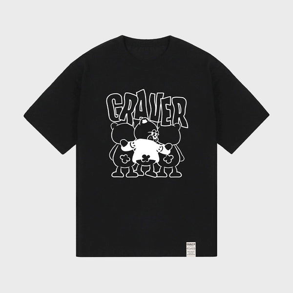 [UNISEX] 3 Bear Comics Logo Short Sleeve T-Shirt