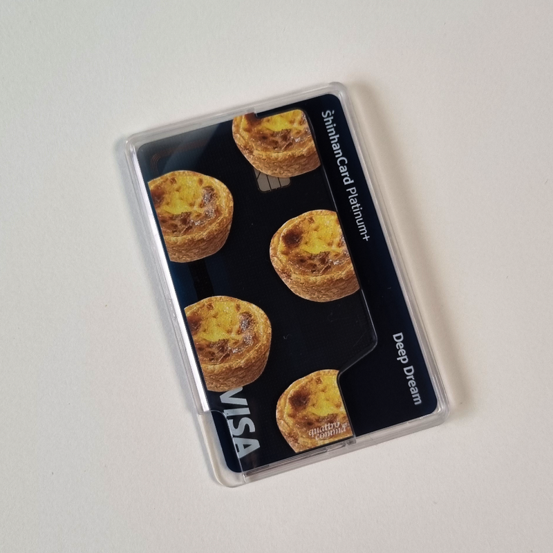 Egg Tart MagSafe Transparent Card Wallet