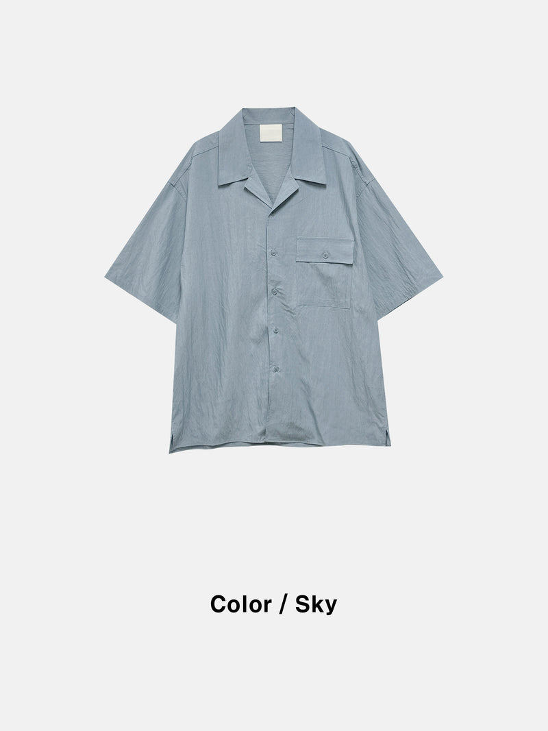 YM Leon Crease Short-Sleeved Shirt (3 colors)