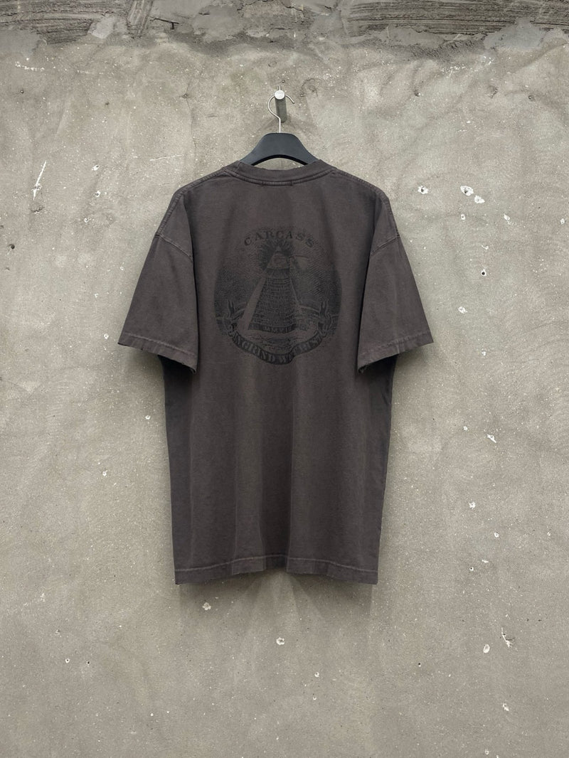 (Unisex) カーカスロゴボックスTシャツ(3color)