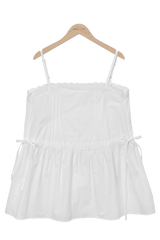 Follett Sleeveless Layered Bustier Ribbon Summer Mini Dress