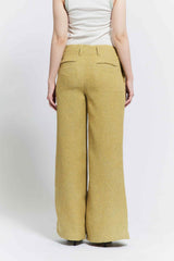 Front slit trouser (Yellow)