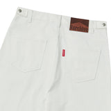 [COLLECTION LINE] WESTERN PATCH 1/2 WESTERN DENIM PANTS WHITE